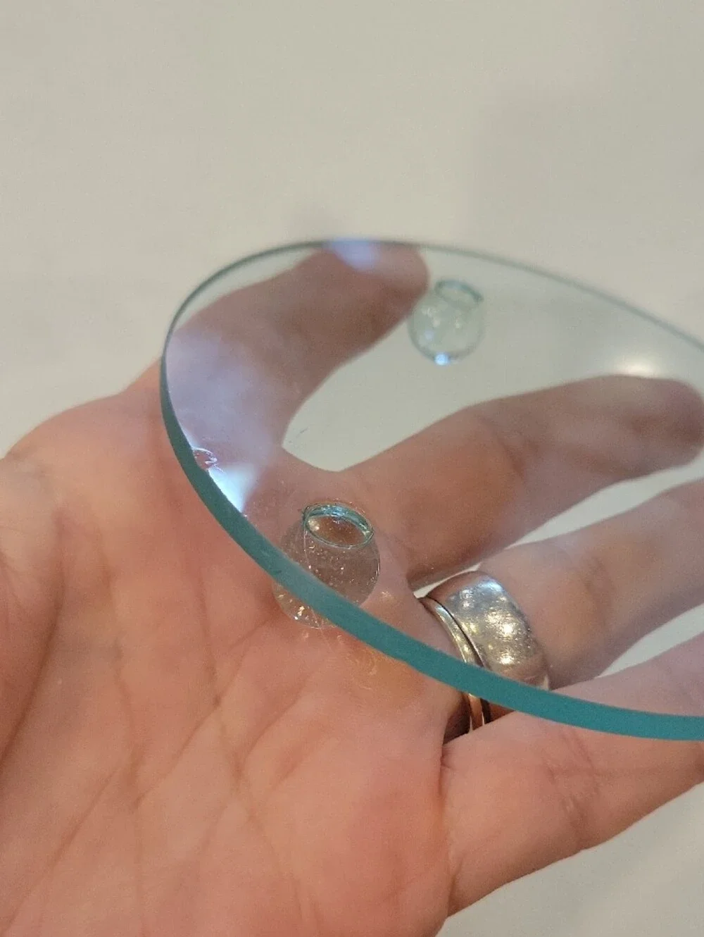 Free With Purchase Yankee Candle Clear Round Glass Holder